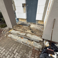 Laiptu betonavimas + granito laiptai