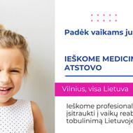 Ieškomas medicinos atstovas