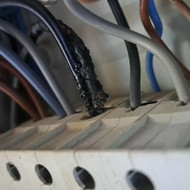 Elektriko, gedimas skydinėje