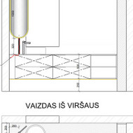 Veidrodis metaliniame rėme