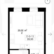 Naujos statybis 30m2 buto irengimas