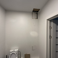 Tualeto perdažymas ir gipso tvarkymas