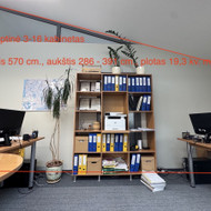 Vidaus apdailos darbai nedarbo valandomis biuro pastate Vilniuje