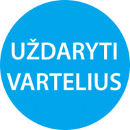 Reikalinga padaryti lenteles, prašome uždaryti vartelius
