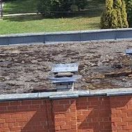Stogo perdengimas bitumine danga, parapeto skardinimas