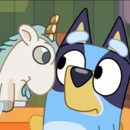 Ieskome Bluey personazo