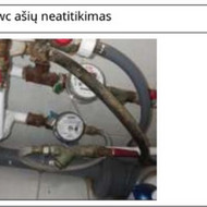 Defektų susijusių su vandens apskaitos prietaisais taisymas