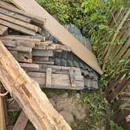 Atiduodu bituminį šiferį, šiukšlių išvežimas