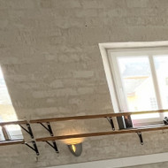 Pritvirtinti prie sienos baleto atramas