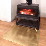 Grindų apskardinimas prie židinio