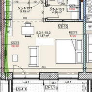 Klaipėdoje naujos statybos buto įrengimas 32 kv.