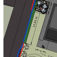 Tvoros įrengimas 40 metrų