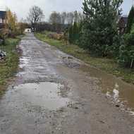 Reikalingas kosmetinis kelio/gatves tvarkymas (apie 260m)