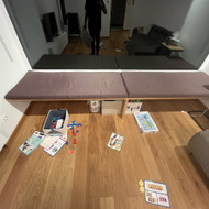 Reikalingas paminkštukų, kėdžių ir pufo pertraukimas nauja medžiaga