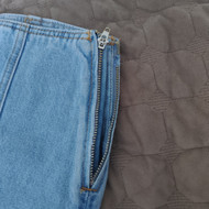 Džinsinio sijono užtrauktuko įdėjimas