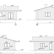 3D vizualizacijų kūrimas. Namo eksterjeras pagal realius išmatavimus