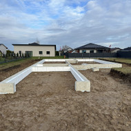 Pamatų užpildymas smėliu