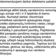 Ploksčio stogo sandarinimo darbai