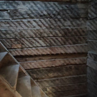 Medinio pastato smėliavimas