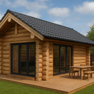 Rąstinių namų/pirčių statyba