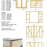 Karkasinio namelio statyba 3x4