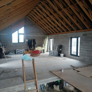 Dvišlaičio stogo šiltinimas vata apie 115 m2, Klemiškė II, Klaipėdos r.