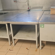 Removal of steel tables 90 x 160