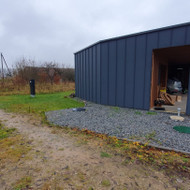 Tvoros stulpų, pamato betonavimas