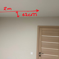 Itempiamu lubu darbai (plokste montavimas tarp lubu ir itempiamu lubu)