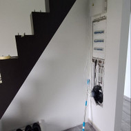 Spinta po laiptais. Projektavimas ir montavimas