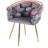 Kėdės rėmo dažymas