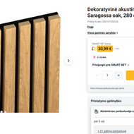 Sienos suklijavimas dekoratyvinėmis sienelėmis