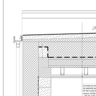 Lietvamzdžių montavimas, parapetai, palangės
