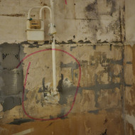 Dujų skaitiklio perkėlimas