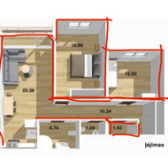 Reikia paruošti sienas dažymui (kai kur užglaistyti) ir nudažyti