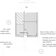 Pagaminti ir sumontuoti langus pagal projektą