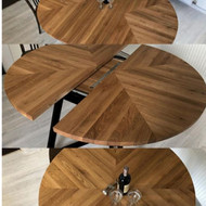 Medžio masyvo valgomojo stalas