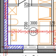 Reikia išklijuoti plyteles 2 voniose