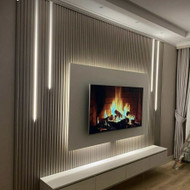 Reikia padaryti tv zona kaip nuotraukoje,be tv spintelės 150sm