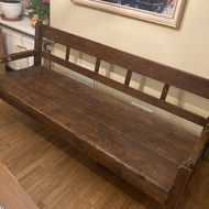 Pagaminti pagalvėles suoliukui