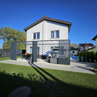 Grūdinto stiklo stoginės stogo dangos