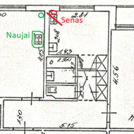 Gamtinių dujų skaitiklio perkėlimas į kitą patalpą
