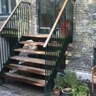 Lauko laiptai terasos