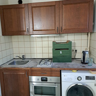 Atnaujinti naudotą virtuvinį komplektą