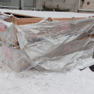 Išvesti dvi medinės paletės utelizavimui