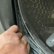 Skalbimo mašinos vidines tarpines / gumos isemimas ar keitimas