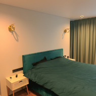 Akcentinės sienos tapetavimas