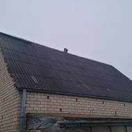 Ūkinio pastato stogo keitimas