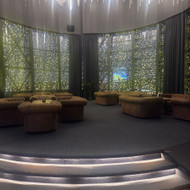 Balionų dekoracija Kalėdine tematika