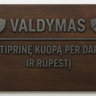 Medinis stendas reikalingas